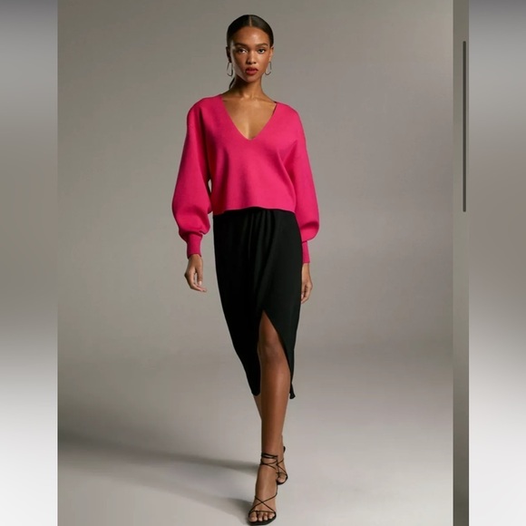 Babaton Dresses & Skirts - babaton Kinsley Faux Wrap Style Skirt